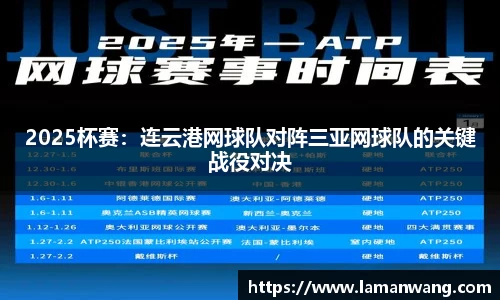 2025杯赛：连云港网球队对阵三亚网球队的关键战役对决